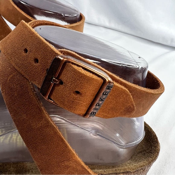 Birkenstock Yara Brown Leather Sandals Shoes Sz 36 / US 5.5 - 6 - Picture 6 of 11